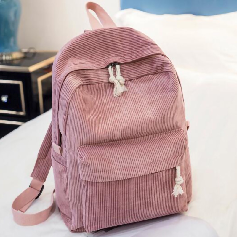 YOOHUI BB015 Tas Ransel Wanita Ransel Korea Backpack Min Tao Bag Fashion Ulzzang Korea Tas Min Tao Bag Sekolah Tas Ransel Anak Sekolah Karakter Perempuan Tas Karakter Polos Ransel Tas Ransel Olahraga-BB015-Merah Jambu