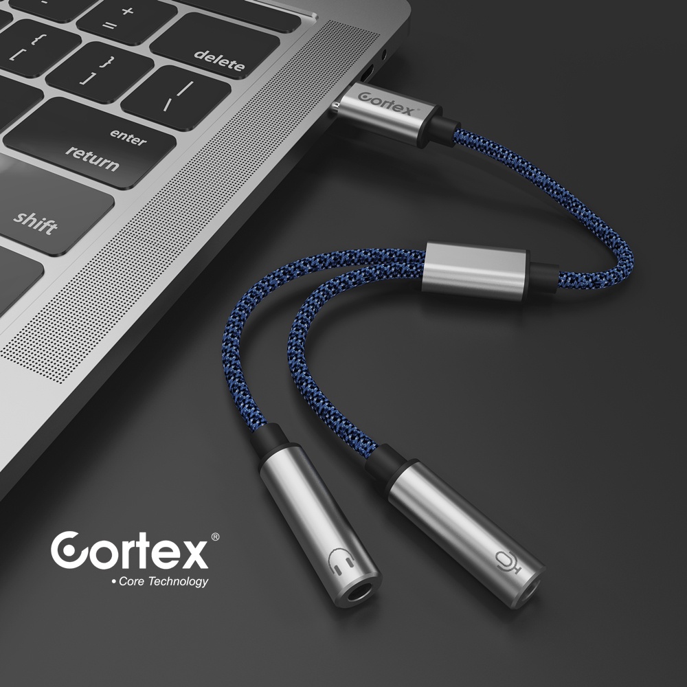 Cortex MH298 Audio Splitter TYPE-C to dual female 2in1 Kabel Audio &amp; Audio Earphone DAC