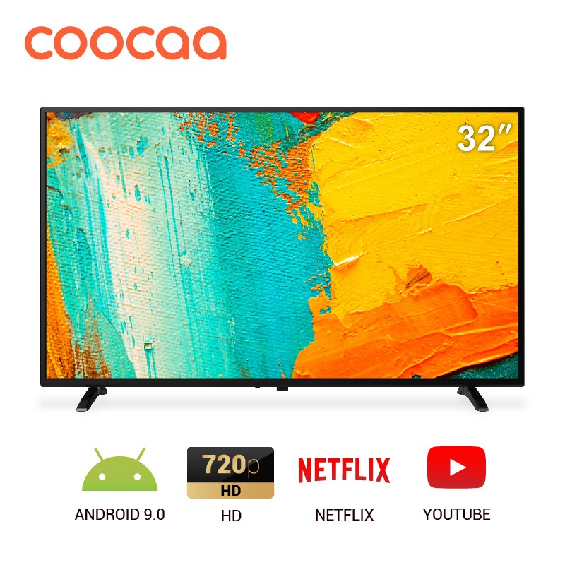 COOCAA TV LED ANDROID 32 inch - Youtube - Netflix - WIFI (COOCAA 32S3G)