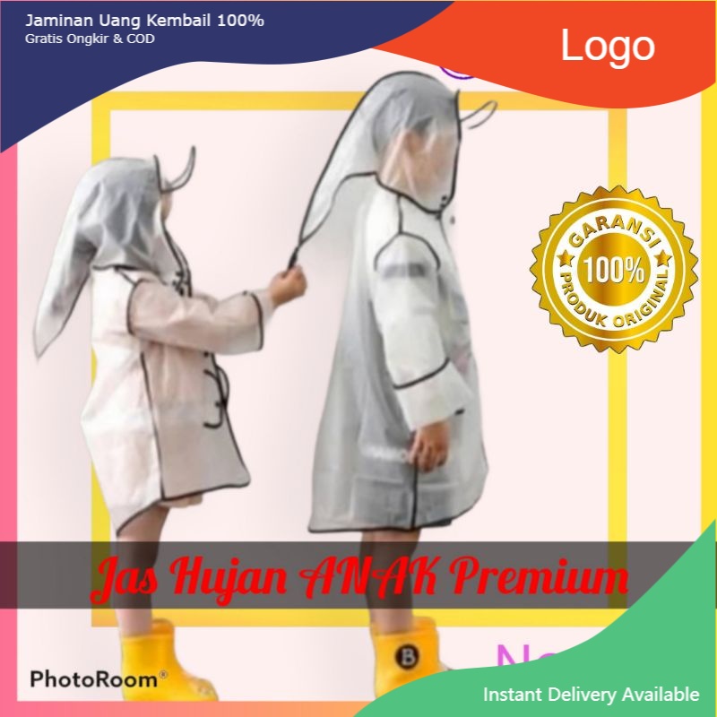 Momo_shop88 MANTEL ANAK TRANSPARAN Premium