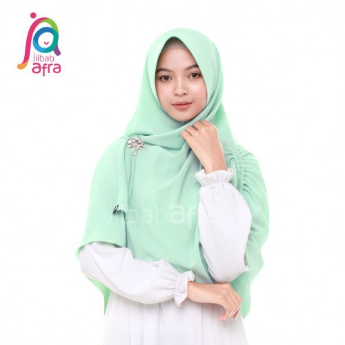 Jilbab Afra KHANSA Greentea