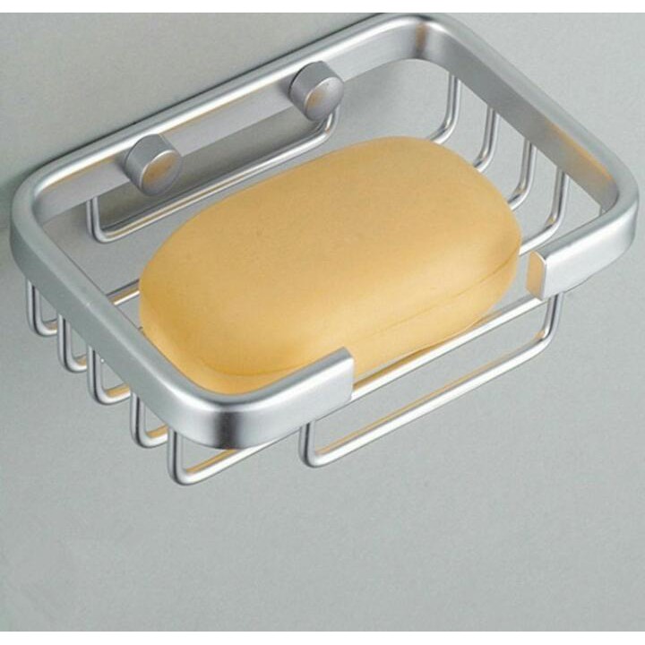 Rak sabun batang KAWAT aluminium - tempat sabun kawat Dispenser soap rack kamar mandi anti karat X44