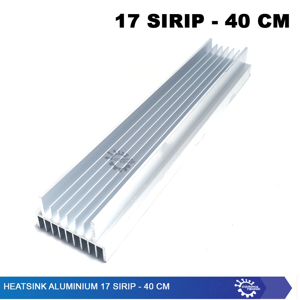 17 Sirip - 40 cm - Heatsink Aluminium