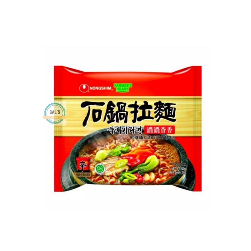

Nongshim Korean Clay Pot Ramyun HALAL 120 gr Noodle Soup Mie Instan Ramen Korea