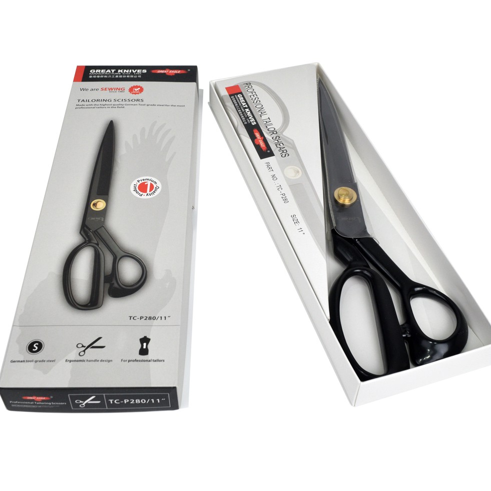 Gunting Potong Bahan Kain Golden Eagle 11 inch TC-P280 - Tailor Scissors