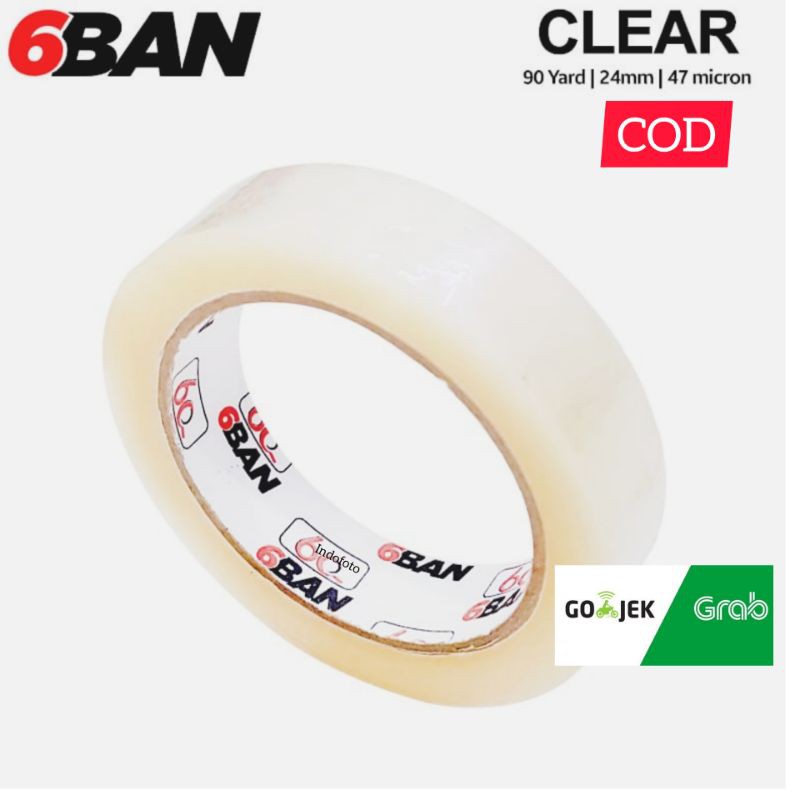 

Lakban bening kecil-6Ban slasiban kecil 2,4cm 90yard per roll