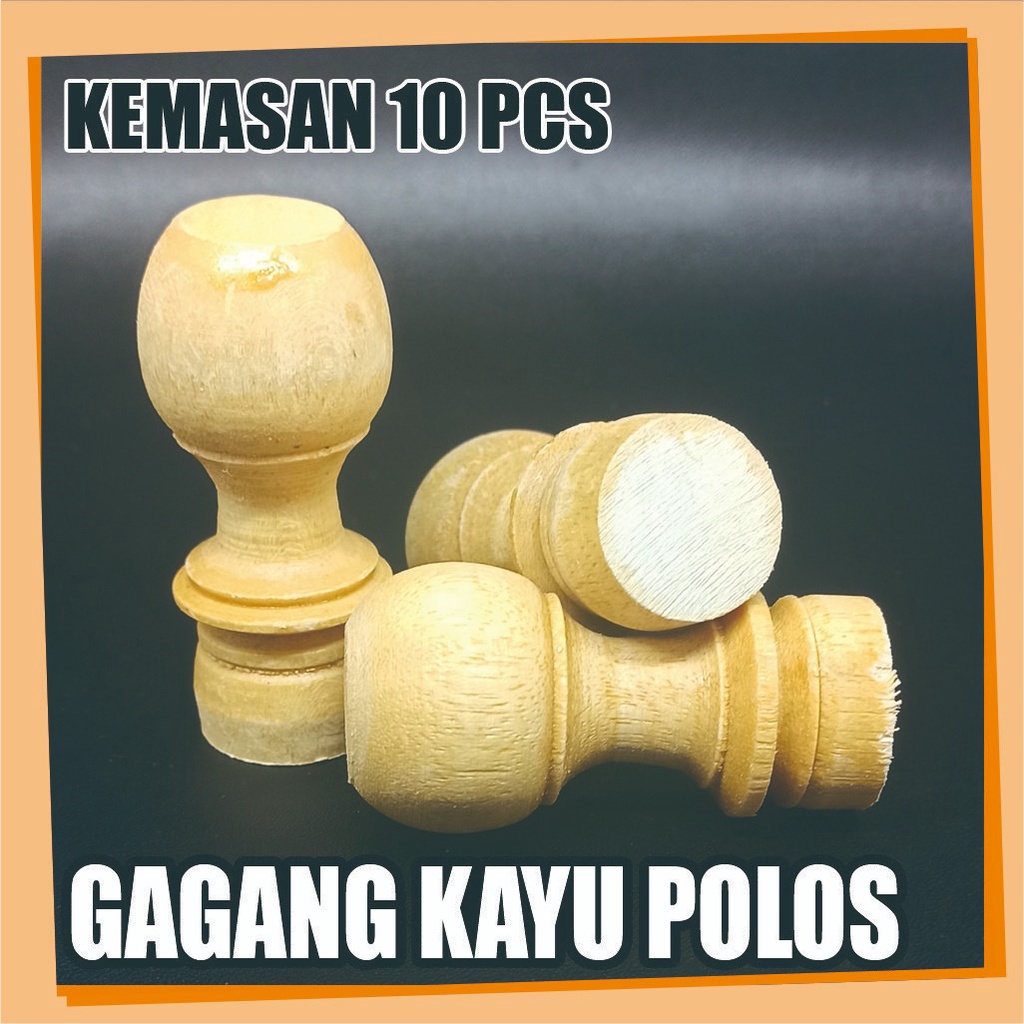 

Gagang Stempel Kayu Polos kemasan 10 pcs