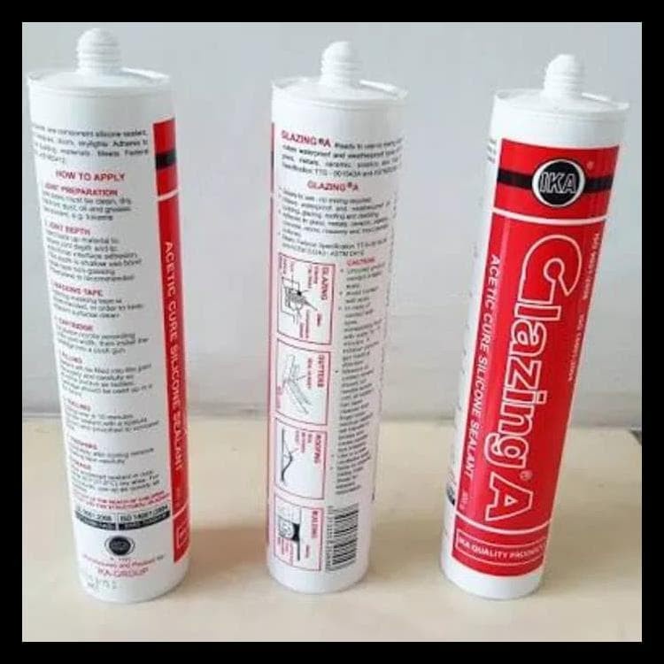 Glazing A Silicone Sealant Kaca Glazing A Sealent Aquarium Asam