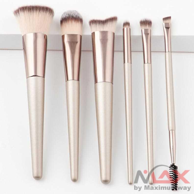 KUAS MAKE UP PROFESSIONAL Naked 6 pcs Makeup Brush Naked Kuas Rias professional Aplikator Make Up Profesional 6PCS Alat perawatan kecantikan make up makeup brush wajah