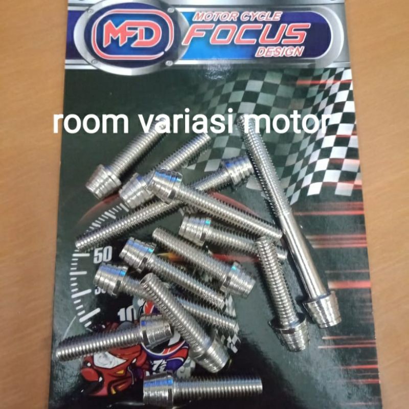 BAUT PROBOLT CVT CHROME MIO DAN NOUVO BAUT PROBOLT CVT THAILAND CROME MIO DAN NOUVO