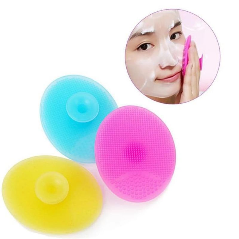 Pembersih Wajah Silikon Exfoliator / Blackead face Cleansing Pad Brush Tool