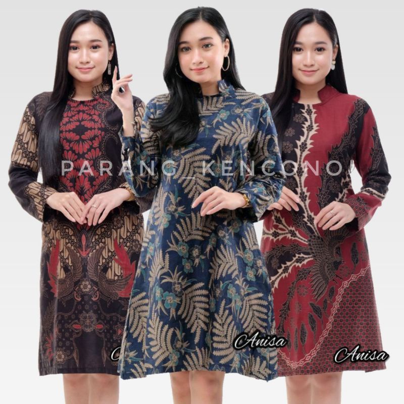 (bayar dirumah)TUNIK BATIK  SHIBORI JUMPUTAN TERBARIU size S_3L  /HRB026 YELBOR