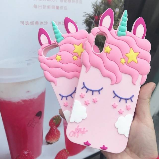 Vivo Y69 - Softcase silikon 3D silicone 4D shy unicorn eyelash case