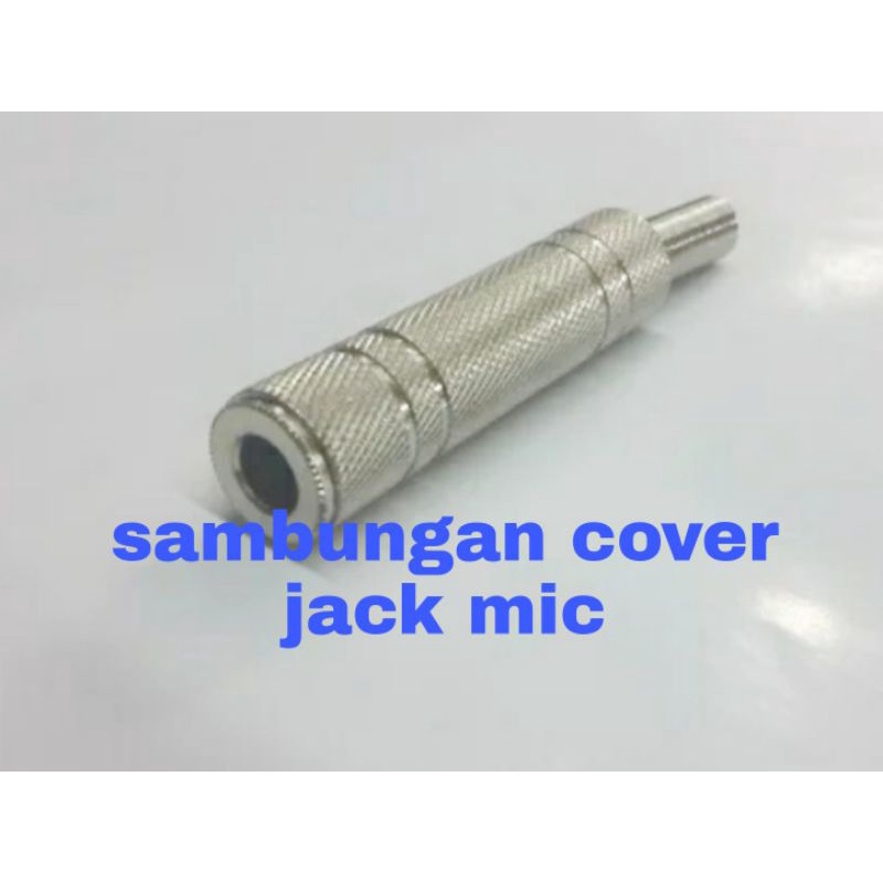 Sambungan jek mic Cover jek akai mono besi