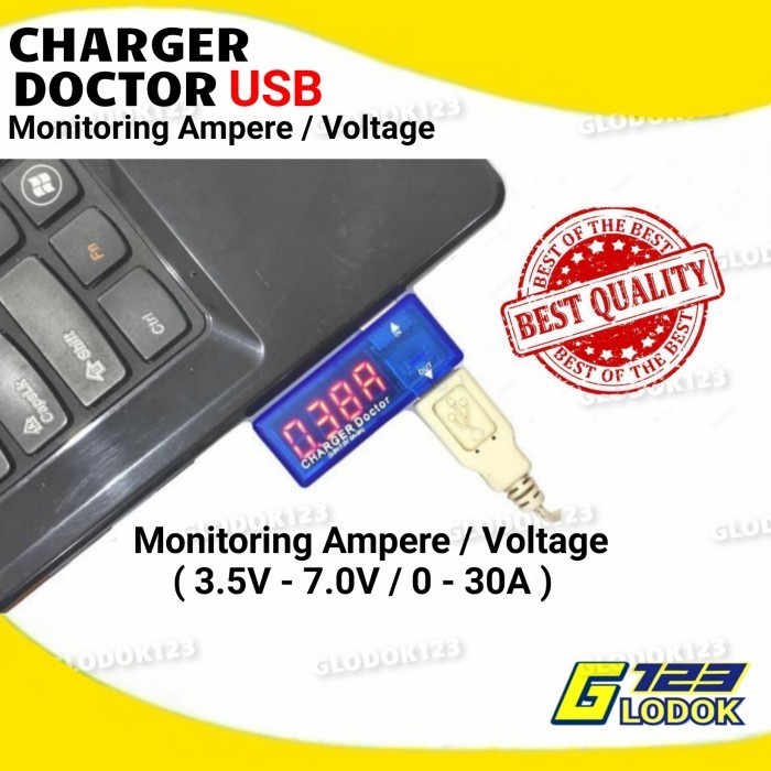 USB Charger Doctor Pengukur Amper Voltmeter Tester