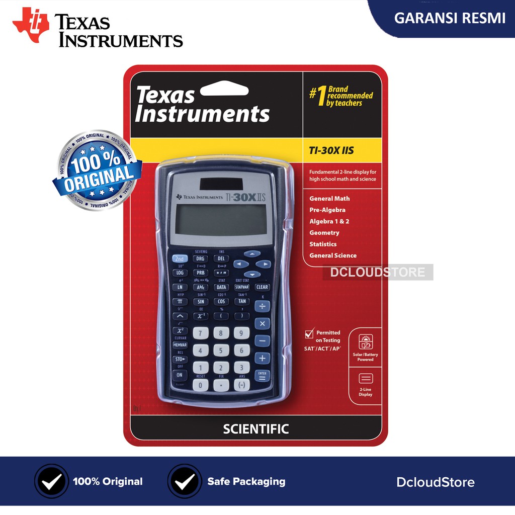 

Calculator Original Texas Instrument TI 30X IIS Scientific Kalkulator