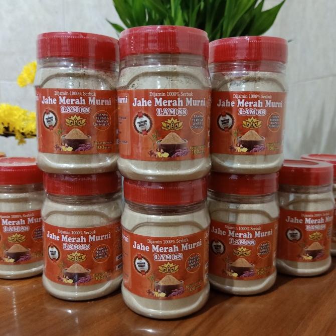 

JAHE MERAH SERBUK MURNI TANPA GULA PAKET 10 BOTOL RP370 RB BERKWALITAS SDF64164ES
