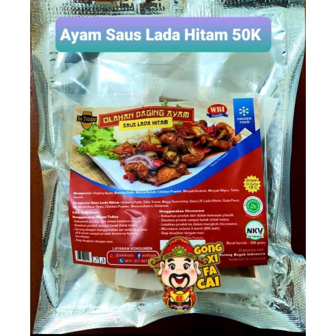 

Ayam Saus Lada Hitam 200gr