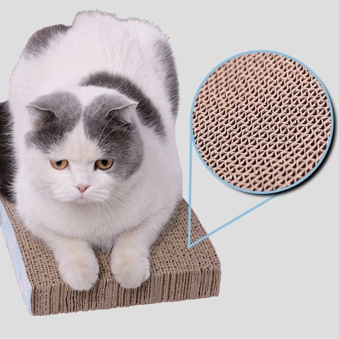 CAT SCRATCHER - MAINAN KUCING GARUKAN KUCING CAT SCRATCHING BOARD FEFARM