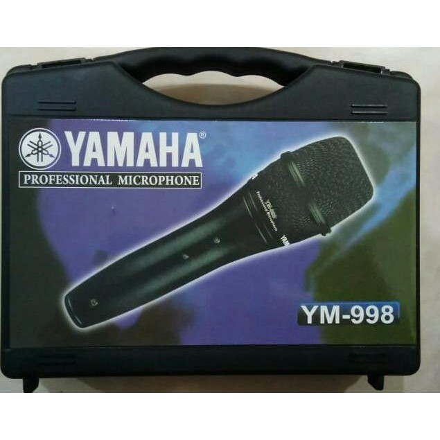 Ready Stock] Mic Kabel Yamaha Ym998 Ym 998 + Koper Utk Voc Karaoke Studio