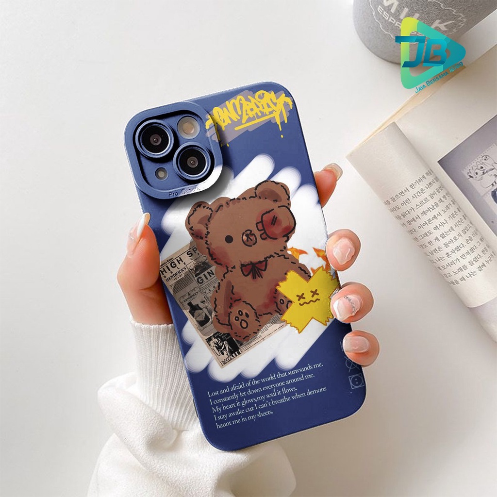 SOFTCASE PROCAMERA CUSTOM BEAR OPPO VIVO SAMSUNG REALME XIAOMI IPHONE INFINIX FOR ALL TYPE JB5770