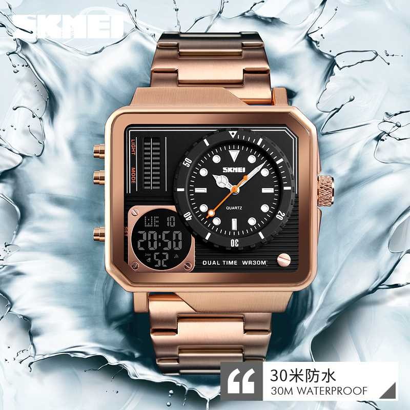 MLNSHP Vogue Jam Tangan Digital Analog Pria - 1392