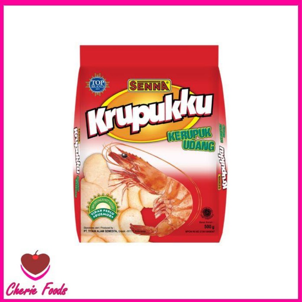 

Bahan Mentah / Kerupuk Senna Krupukku Krupuk Udang / 500gr / Halal