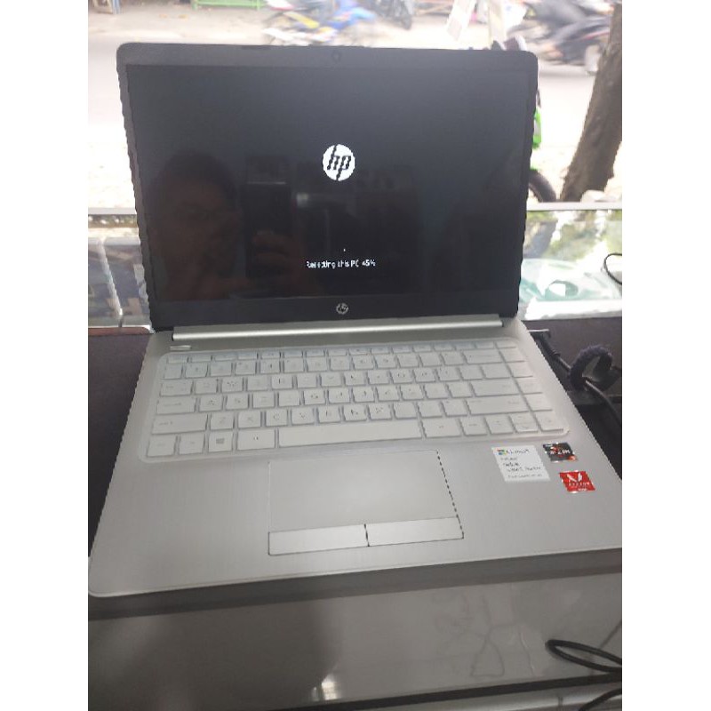 HP 14s DK0157AU AMD Ryzen 5 3500U 8GB SSD512GB VGA Vega8 Win10+Office19 Ori Msh Garansi s/d sep2022