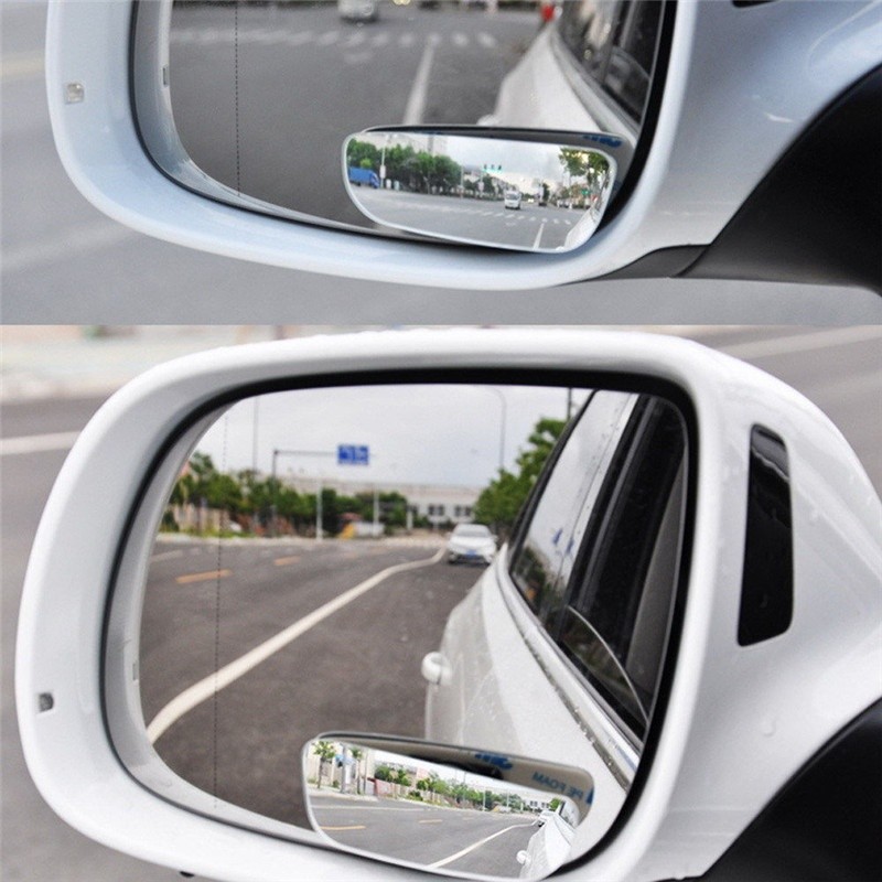 2 Pcs Kaca Spion Blind Spot Mobil Wide Angle 360 Derajat