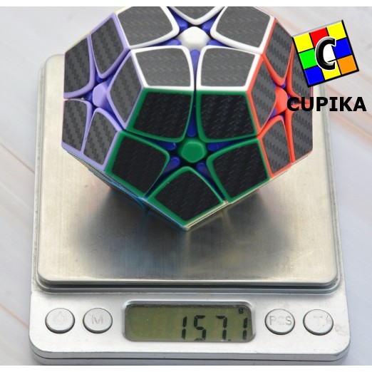 Rubik Megaminx QIYI Kibiminx 2x2 Carbon karbon 2x2x2 Qi Yi Kilominx