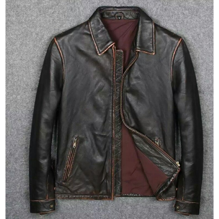jaket kulit asli elegan