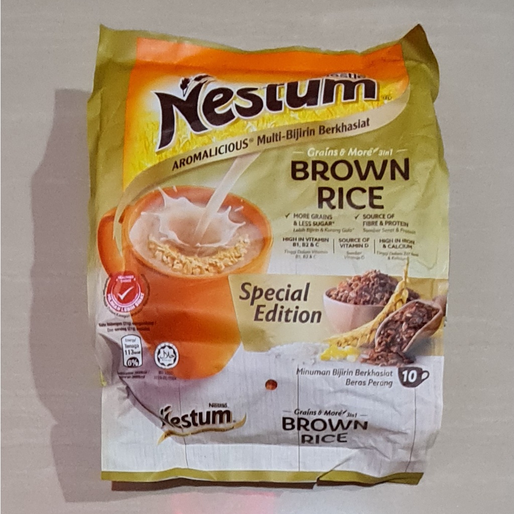 

Instant Cereal Nestle Nestum Brown Rice Malaysia 10 x 27 Gram