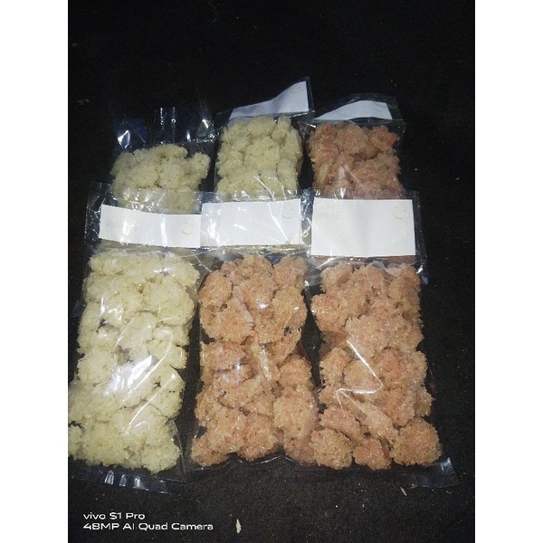 

cemilan jadul Rengginang mini mentah