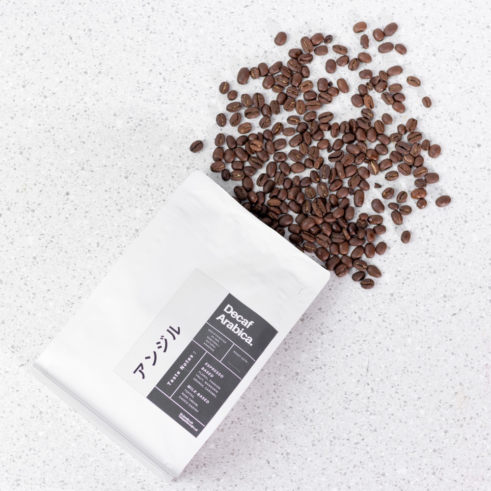 

Kopi Arabika Decaf Espresso Blend Kopi Susu Bubuk - Decaffeinated Coffee - Kopi Rendah Kafein
