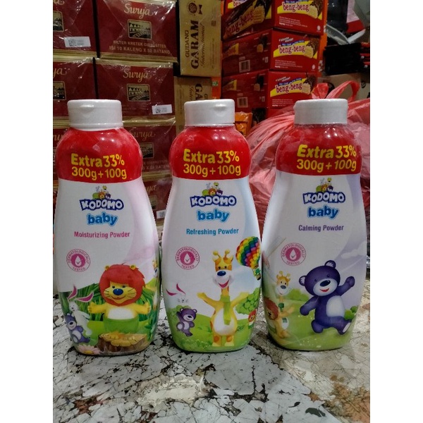 Bedak kodomo baby,per pcs 300+100g(bonus isi)