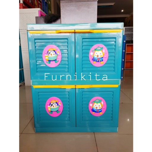 LEMARI PLASTIK CLUB SUSUN 2 BESAR MURAH