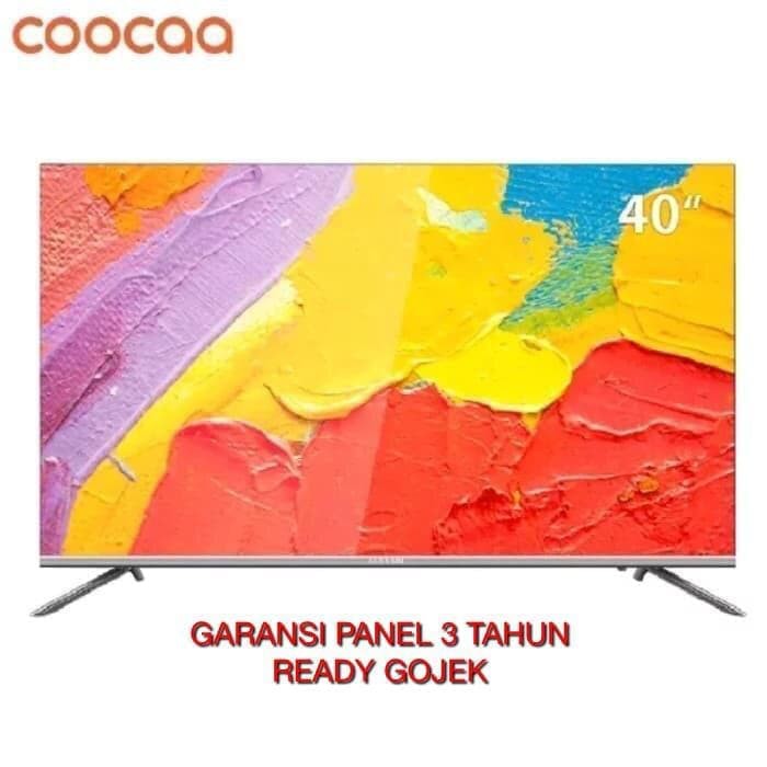 Promo COOCAA LED TV 40inch 40S5G ANDROID SMART TV - WIFI - garansi COOCAA Murah Banget