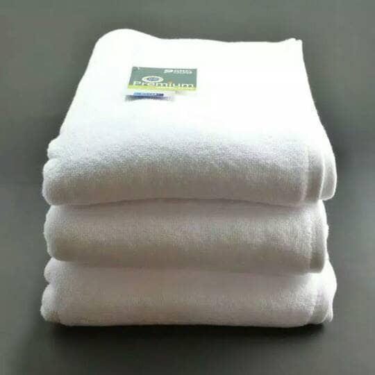 Handuk terry palmer putih premium hotel
