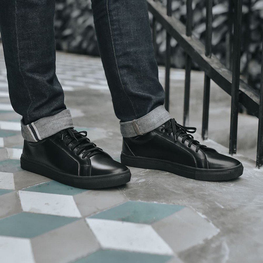 BLANCO |MNM x Zapato| KULIT ASLI PREMIUM Sepatu Sneakers Pria Casual