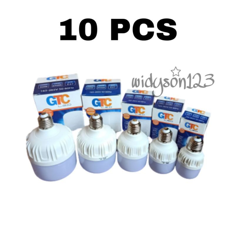 10 PCS LAMPU LED GTC CAHAYA PUTIH Lampu Penerangan
