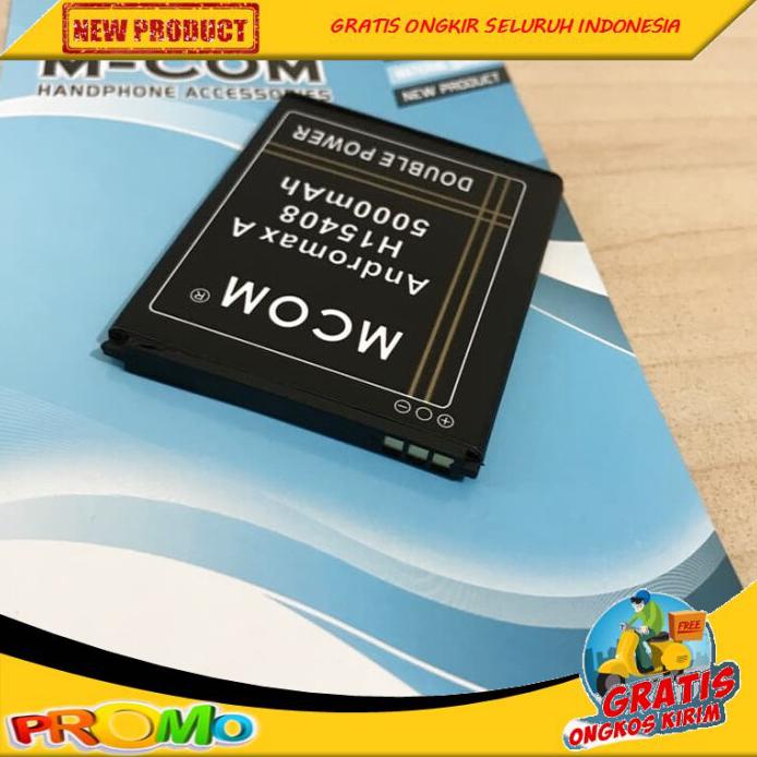 TERBARU BATERAI ANDROMAX A SMARTFREN . 4G LTE A16C3H DOUBLE POWER MCOM BOLEH RESELLER