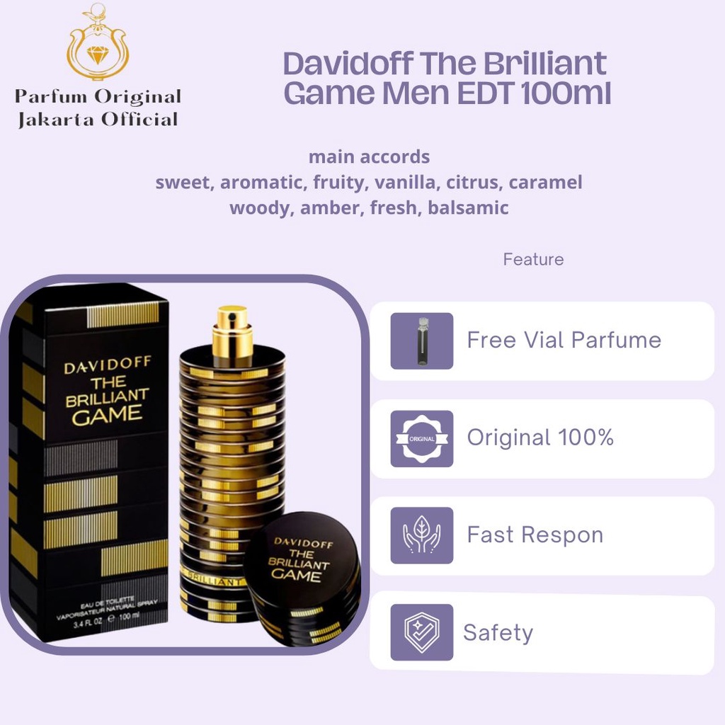 Parfum Parfume Perfume Asli Perawatan Kecantikan Original Import Branded Pria Laki Laki Cowok Davido