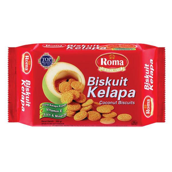 Jual Roma Biscuit Kelapa 300 Gr Shopee Indonesia