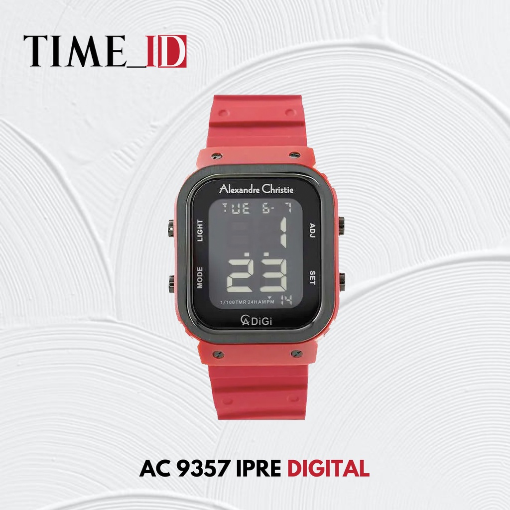 Jam Tangan Expedition AC 9357 DIGITAL BLACK RED UNISEX
