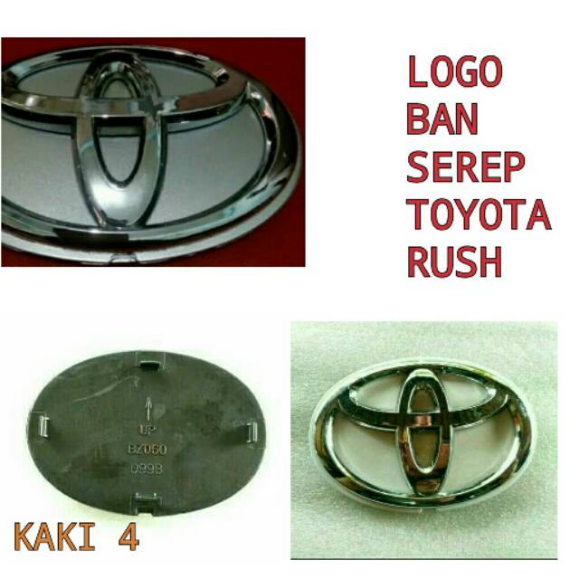 Emblem Logo Cover Ban Serep Toyota Rush
