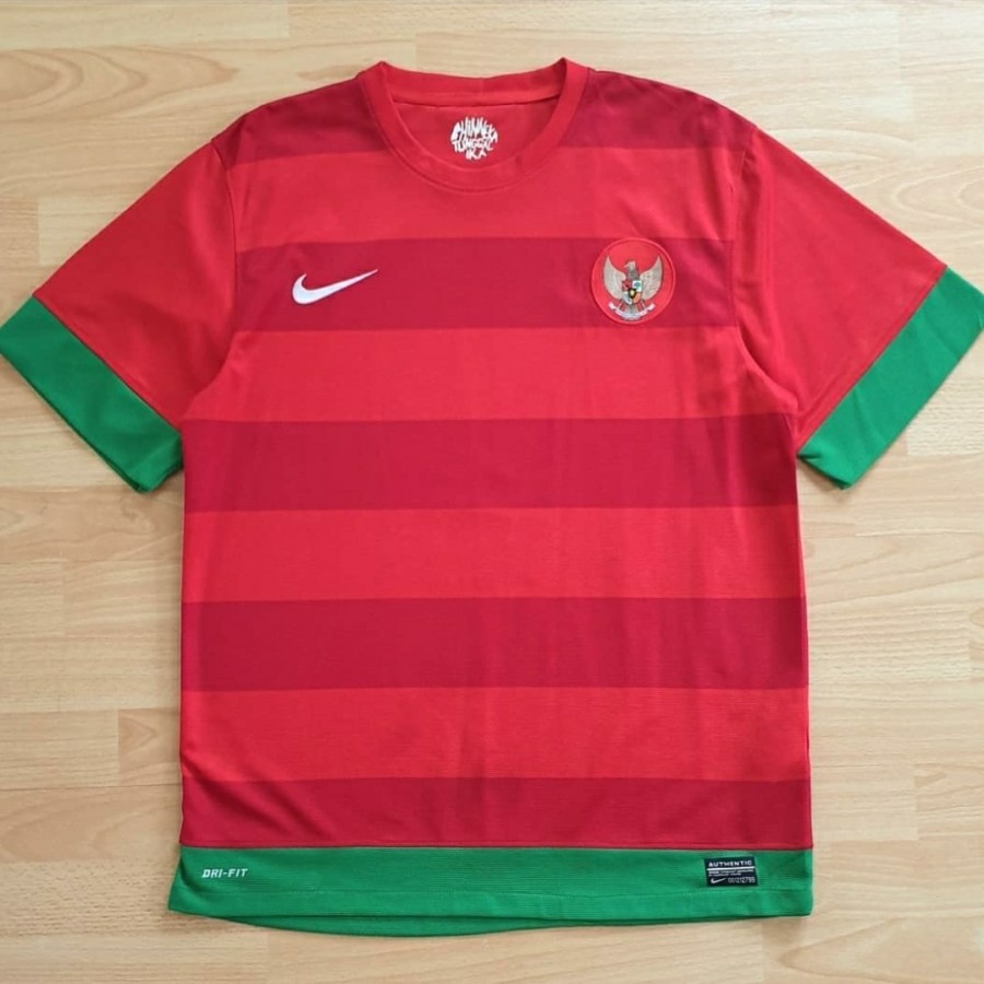 Jersey Timnas Indonesia 2012-2014 Home Tim Bola Nasional Grade Ori GO