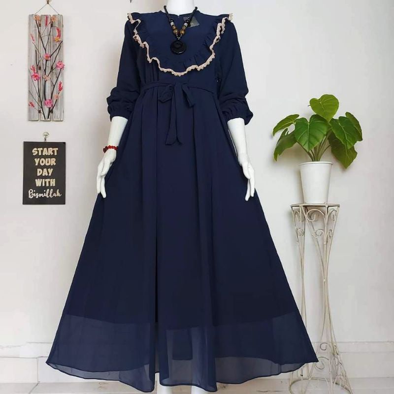 Gamis Ceruty Babydoll Renda