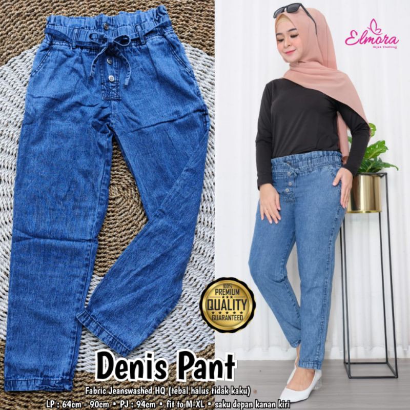 Celana Jeans Strech Wanita Casual Terbaru Remaja Kekinian Jeans Wanita M fit to XL Jeans Lepis
