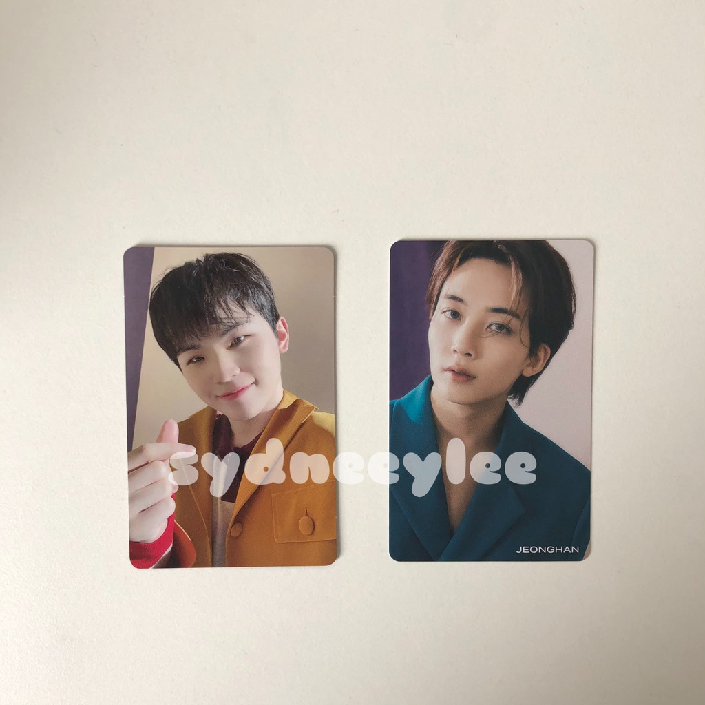 PC HMV PHOTOCARD HITORIJANAI SEVENTEEN JEONGHAN WOOZI LIM B