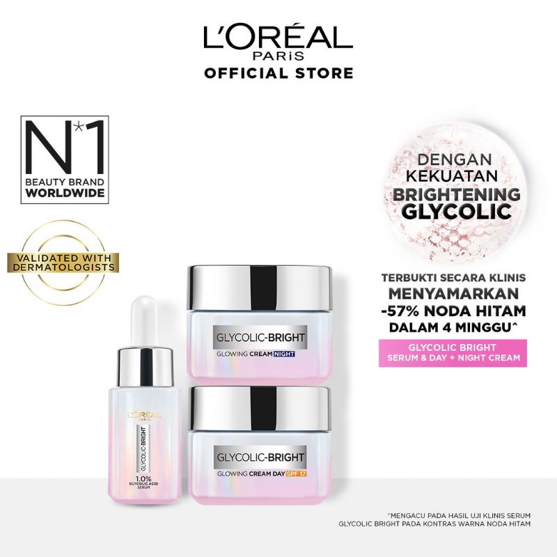 Loreal Glycolic Bright Serum 15ml